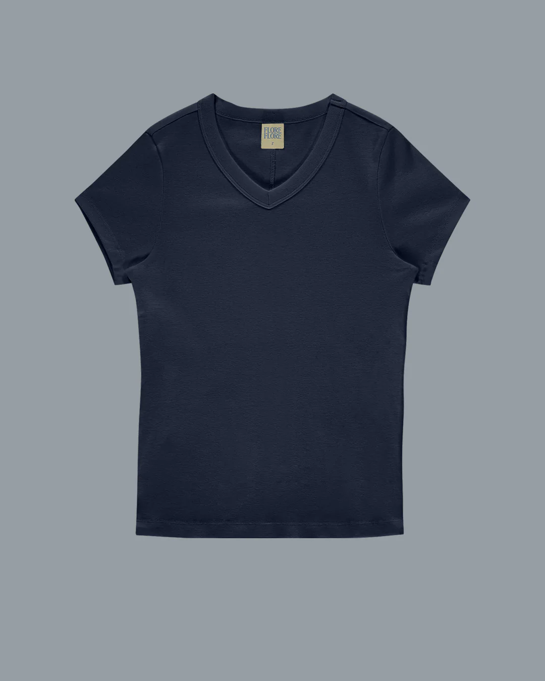 JILL BABY TEE | Navy - Image 5