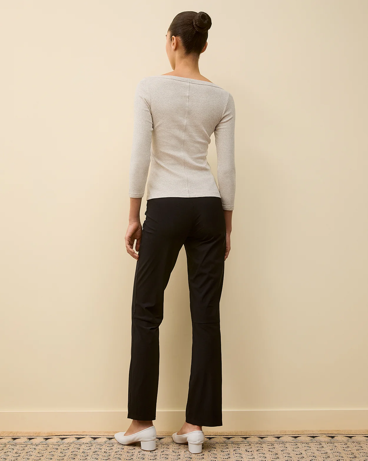 STEFFI TEE | Heather Grey - Image 3